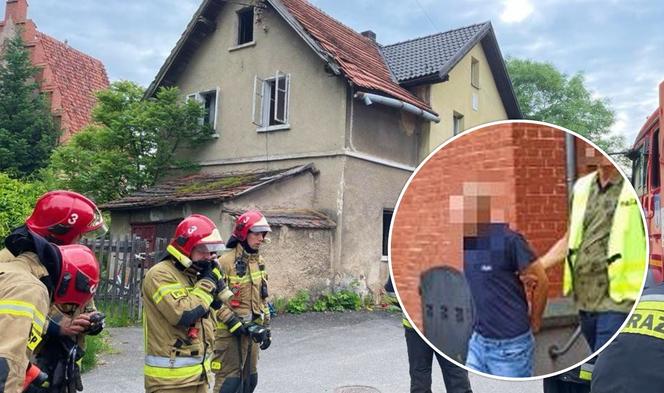 Makabra w Ścinawce Dolnej. Najpierw zabił znajomego, potem podpalił jego dom