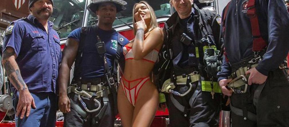 Ogniste fotki strażaków