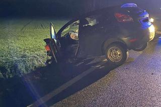 Lisia Góra. Zderzenie dwóch samochodów na drodze krajowej nr 73