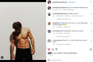 Maciej Musiał podbija świat klatą