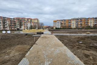 Wieża dla jaskółek na psim polu na osiedlu Zawadzkiego