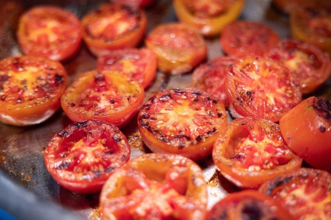 pieczone pomidorki koktajlowe