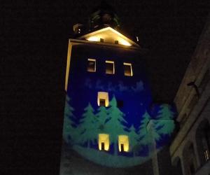 Świąteczne iluminacje na Zamku Książąt Pomorskich w Szczecinie