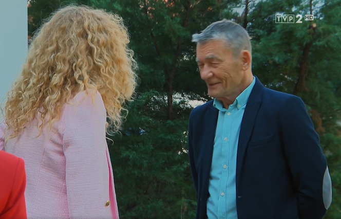 Barwy szczęścia, odcinek 2518: Stefan (Krzysztof Kiersznowski), Żabcia (Hanna Klepacka)