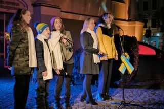 leszczyńskie obchody rocznicy agresji Rosji na Ukrainę