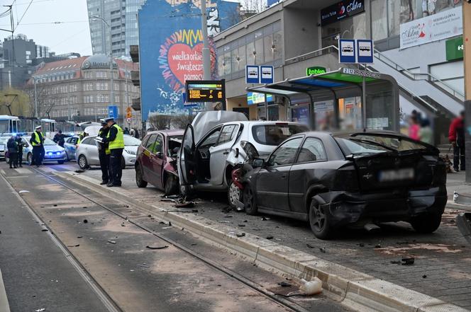 Wypadek w Szczecinie plac Rodła 