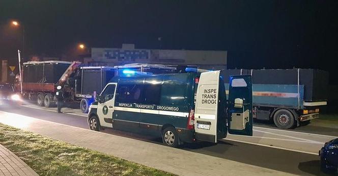 Przeciążone ciężarówki zatrzymane przez ITD