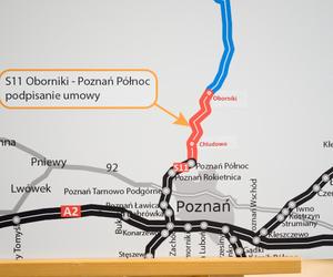 Podpisanie umowy na budowę drogi S11 w Obornikach