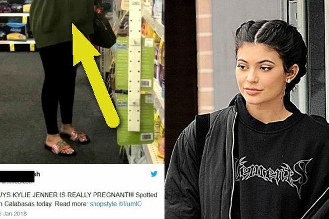 Kylie Jenner w ciąży - zdjęcie fanów