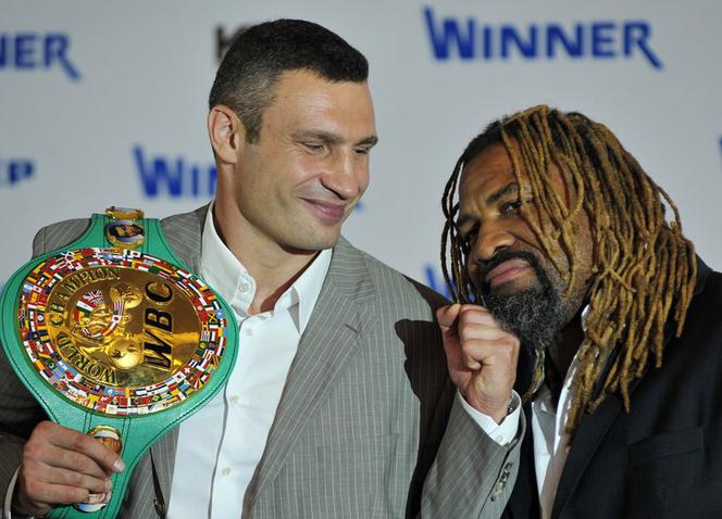 Witalij Kliczko i Shannon Briggs