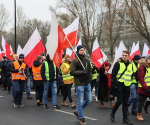 Protest rolników 20 marca w Lublinie. Przeszli ulicami miasta pod LUW