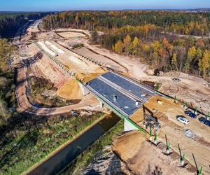 Tak wygląda obecnie budowa I części obwodnicy Zawiercia i Poręby. Ta część kończy się na węźle Kromołów