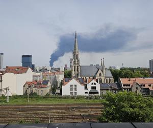 Pożar w Siemianowicach Śląskich. Płonie składowisko odpadów