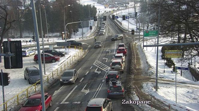 Wielkie korki na zakopiance. Turyści wracają z sylwestra