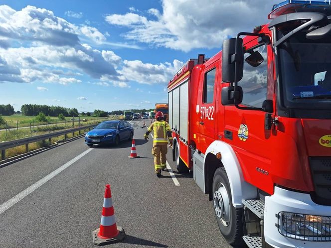 Wypadek na S5 koło Rawicza