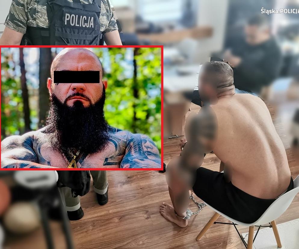 Uderzenie policji w gang powiązany z pseudokibicami. Zatrzymano m.in. zawodnika MMA, Szymona N.