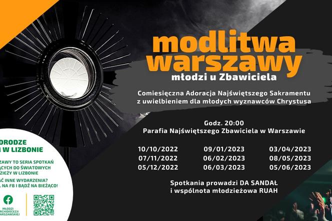 Modlitwa Warszawy - młodzi u Zbawiciela
