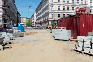 Przebudowa ulic w centrum Szczecina - maj 2020