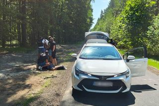 Pod osłoną nocy kradli gotówkę i biżuterię. Wpadli na leśnej drodze!