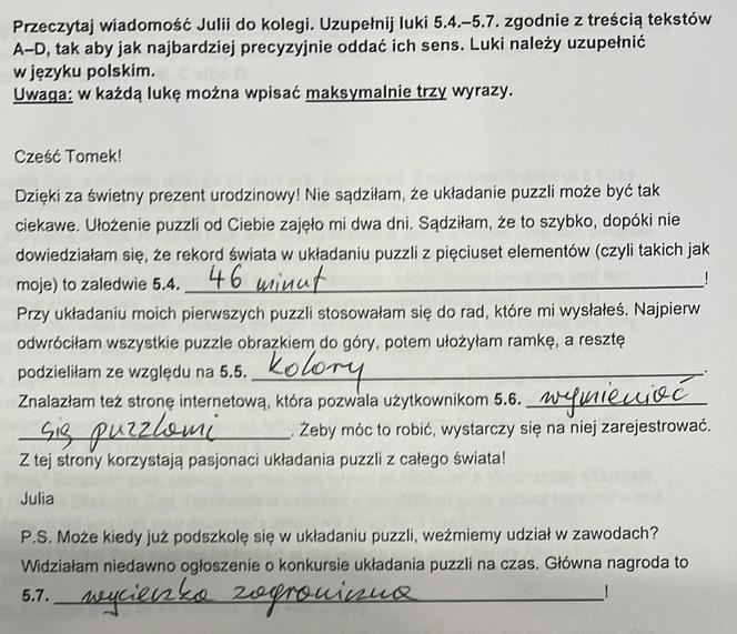  Matura próbna: angielski 2023. Arkusze CKE + sugerowane odpowiedzi  