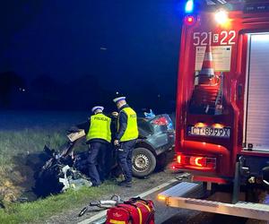 Tragiczny wypadek w Płociczu. Dwóch kierowców nie żyje