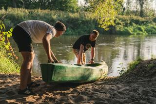Marcin Romanowski na kajaku