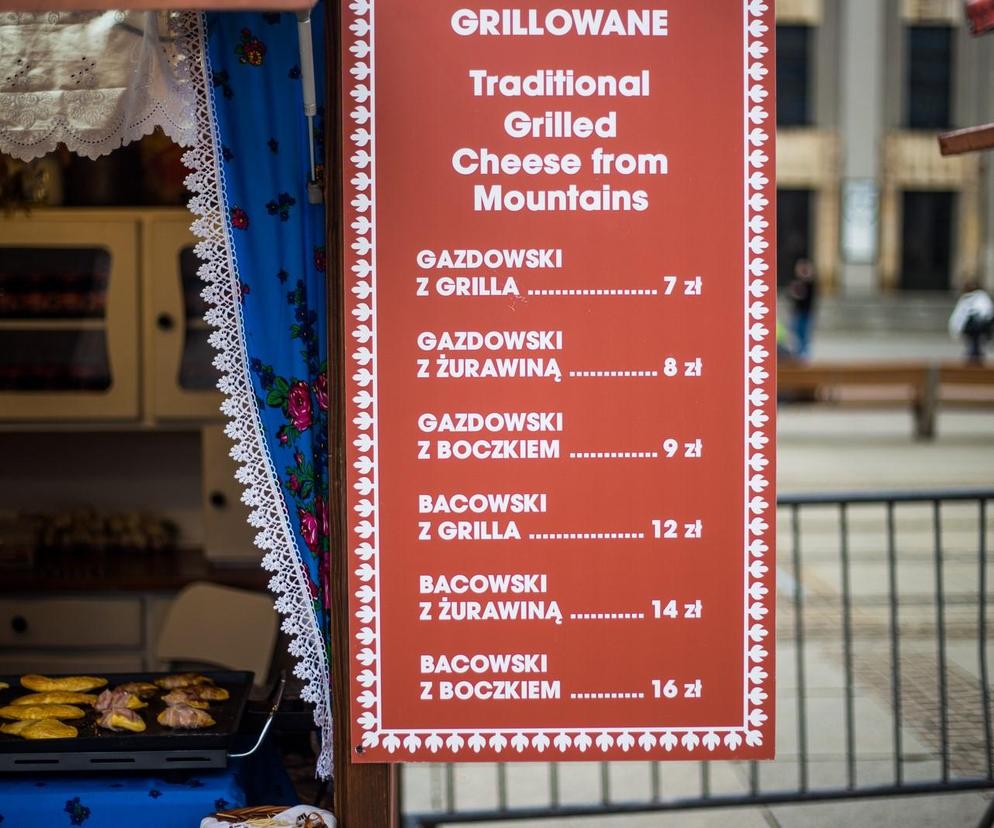 Ceny jedzenia na jarmarku wielkanocnym w Katowicach. Jest Cheese from Mountains!