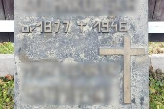 Nowy Sącz. Hieny cmentarne nie oszczędziły tablicy nagrobnej. Skandaliczna kradzież na cmentarzu