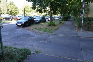 Ul. Pogodna w Lublinie przed remontem