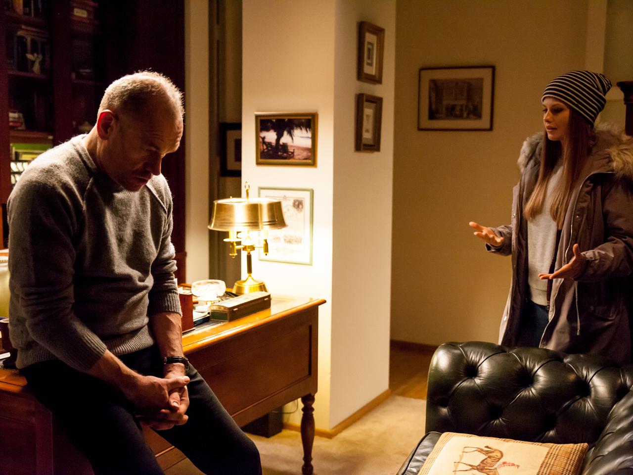 Za marzenia odc. 5. Anka (Anna Karczmarczyk), ojciec Anki Antoni Wolański (Mariusz Bonaszewski)