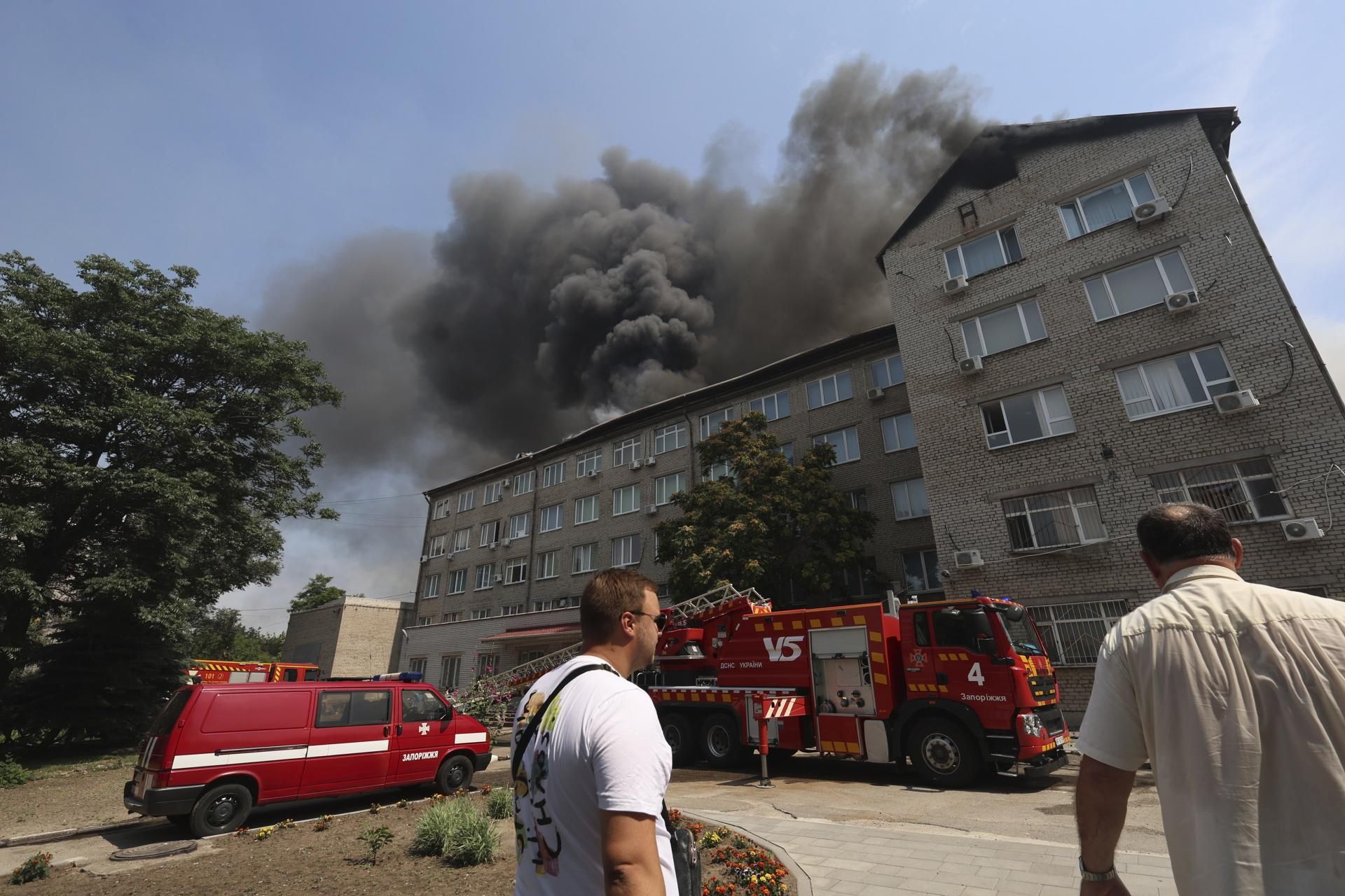 Rekordowy atak dronów na Ukrainę