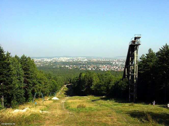 Skocznia narciarska w Kielcach na starych fotografiach