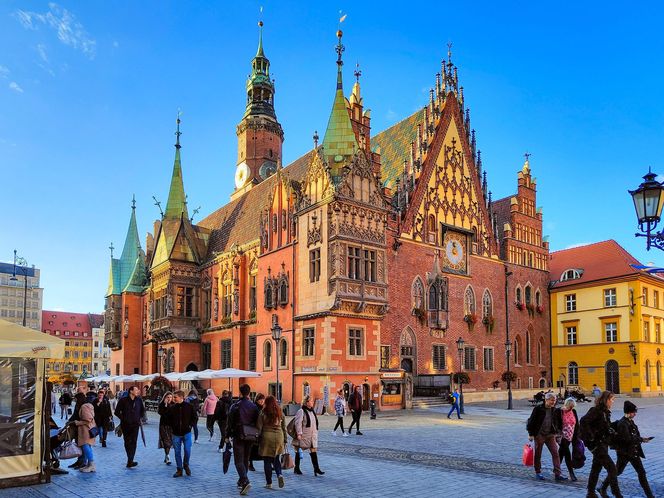 Stary Ratusz we Wrocławiu - jeden z najlepiej zachowanych historycznych ratuszy w Polsce