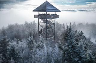 Nowa atrakcja turystyczna w Małopolsce już otwarta. To najwyższa wieża widokowa w Beskidzie Wyspowym [GALERIA]