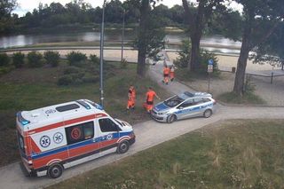 Dzieci chodziły środkiem Sanu!