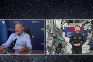 Tusk połączył się z Sławoszem Uznańskim na orbicie: „Nie damy Ci spokoju!”