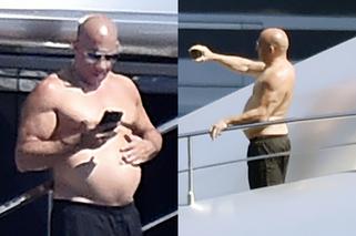 Vin Diesel wypina brzuch na jachcie