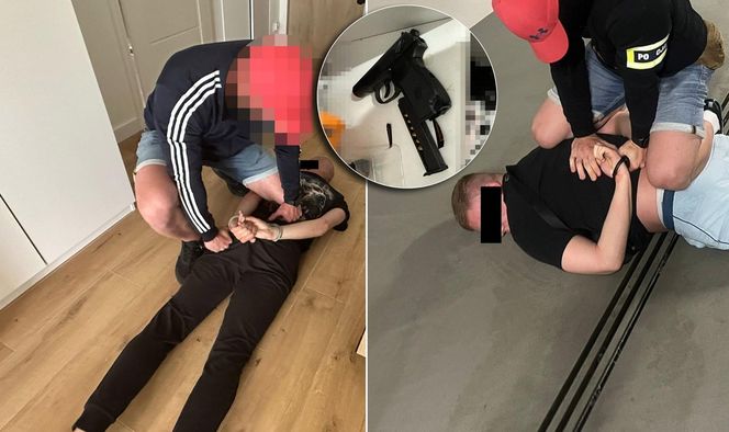 „Wnuczkowie” z narkotykami i bronią za kratami! Policja zatrzymała groźnych oszustów