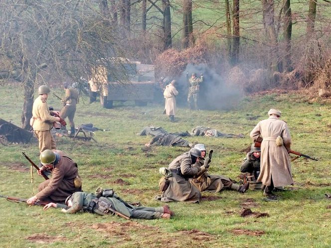 W Borównie Niemcy ostatkiem sił bronili się przed Rosjanami, dokładnie tak jak w lutym 1945 roku