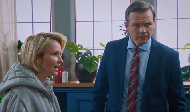 Barwy szczęścia odc. 2634. Bożena (Marieta Żukowska), Bruno (Lesław Żurek)