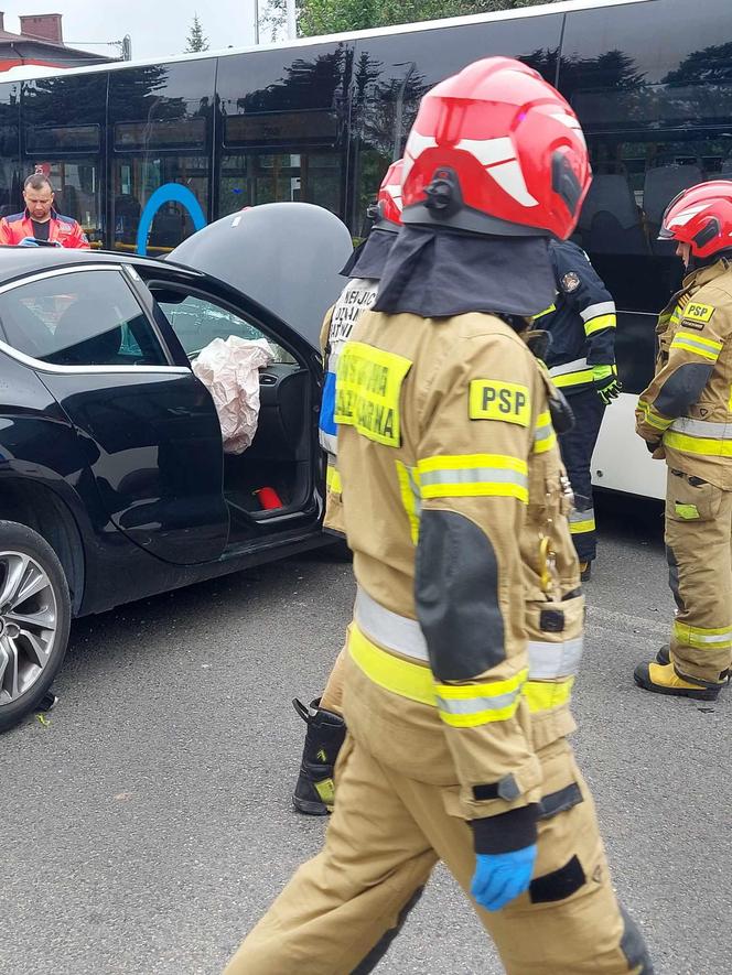 Wypadek na Moniuszki w Starachowicach