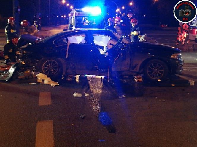 Dzwon na Mokotowie. Dwie osoby w szpitalu