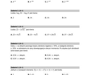 Matura 2022: matematyka, poprawka. Arkusz PDF