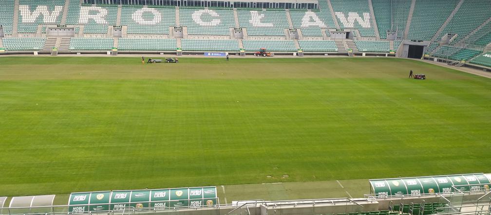 Murawa na Stadionie Wrocław zostanie zregenerowana