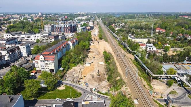 Budowa ulicy św. Wawrzyńca posuwa się naprzód. Do końca roku pojawią się tutaj auta