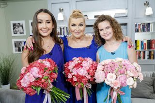 Katarzyna Skrzynecka z rodziną