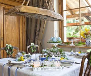 Stół wielkanocny w stylu tradycyjnym