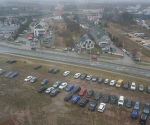 Widok na Targi Kielce i okolice z wieży Sigma