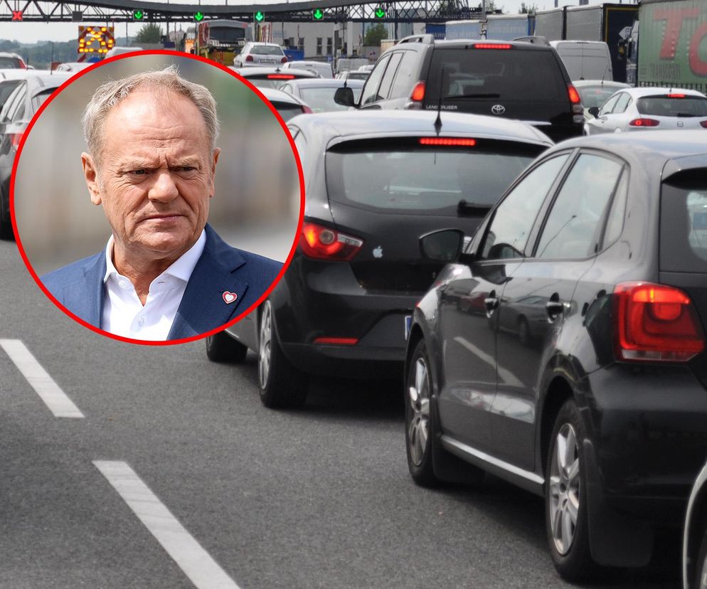Donald Tusk zapowiada remont A1 na Śląsku. Premier sam przejechał falami Dunaju