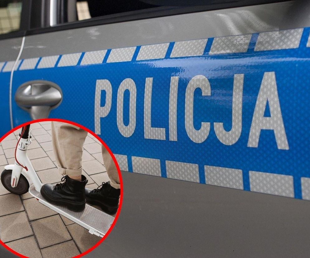 Nocna brawura na hulajnodze. Pijany bytomianin z prędkością 57 km/h!